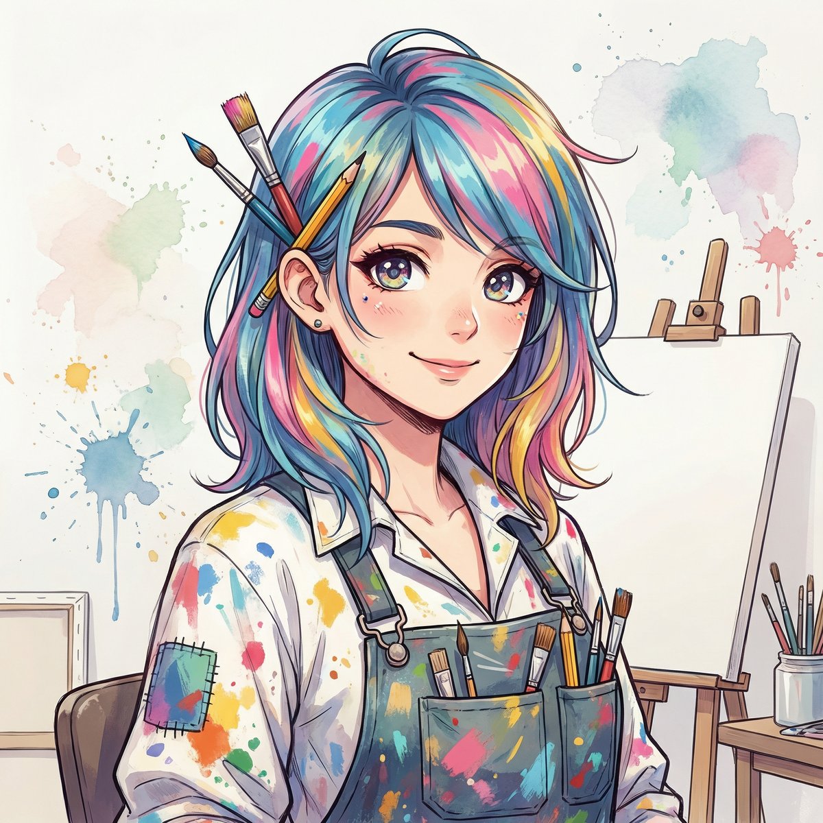 福利姬动漫原画师林彩绘